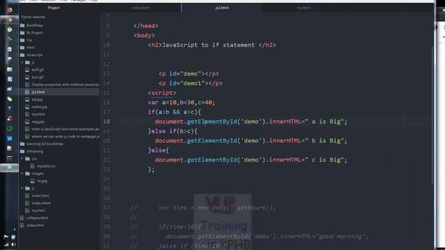 If and Else If Statement In JavaScript Training Videos In Telugu 46 I JavaScript Tutorials