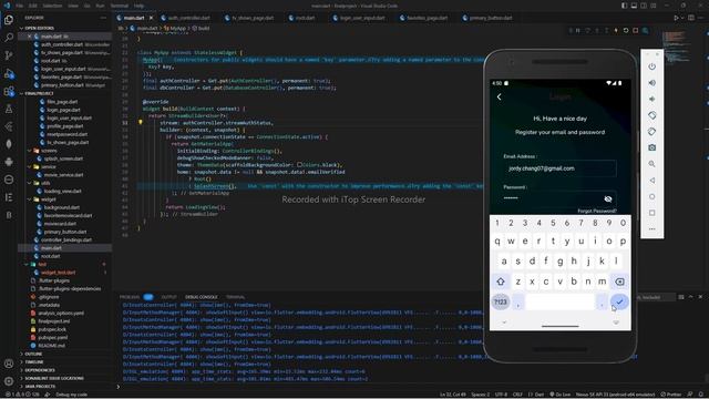 Movie Dino Flutter with Firebase