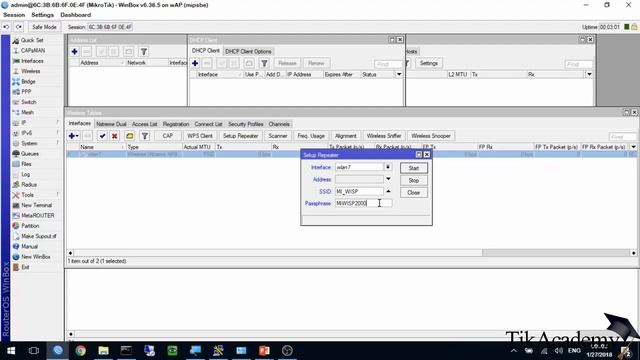 MikroTik Wireless Repeater
