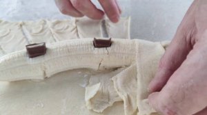 Всего 3 ингредиента. Вкусная выпечка с бананом к чаю. Рецепты с бананом.