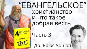 Что такое добрая весть Часть 3 — Доктор Брюс Уошоп