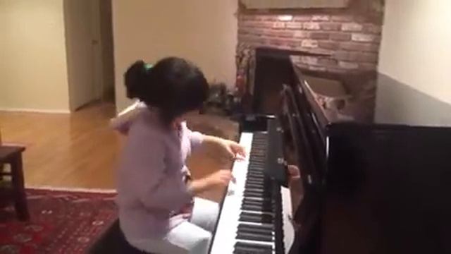 Piano piece by A. Nikolaev, played by Sarah Li смотреть онлайн