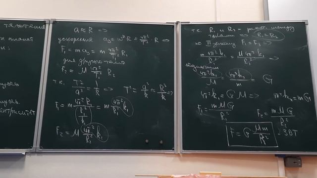 Законы Кеплера. Закон всемирного тяготения (часть 3) смотреть онлайн