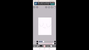 как сделать цветной контур в Ibis paint X