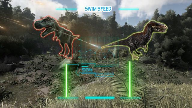 ART OF ARK - YUTYRANNUS VS T-REX! смотреть онлайн