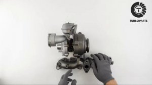 Турбина Фольксваген Туран, Пассат Б6, Гольф 5, Шкода Октавия, Ауди А3 (VW 2.0 TDI) TURBOPARTS