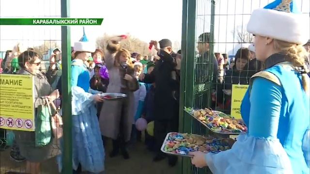 Благодаря меценату в селе Приречное появилась первая спортивно-игровая площадка