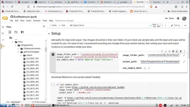 Meshroom in google Colab смотреть онлайн