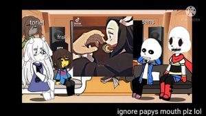 undertale react to fandoms // demon slayer - nezuko kamado //MANGA SPOILERS// part 1 ( ì_í°)