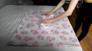 Как сложить постельное белье