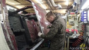 Ремонт рамки ветрового стекла Passat b3