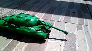 ИС-7 из пластилина!!!