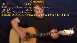 I've Just Seen A Face (The Beatles) Guitar Cover Lesson in A with Chords/Lyrics