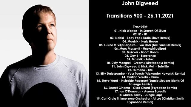 JOHN DIGWEED (UK) @ Transitions 900 26.11.2021 смотреть онлайн