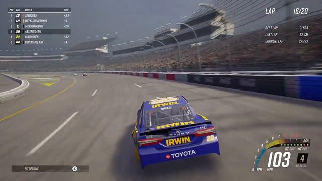 Bunny Hop in Nascar 21 Ignition смотреть онлайн