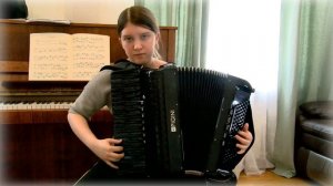 АЛИНА аккордеон ( КАРУСЕЛЬ обр. Ю.ШАХНОВА )