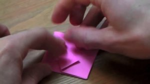 Origami - Bouton de lotus - Lotus Bud [Senbazuru]