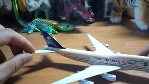 обзор на модель самолета боинг 747 (Saudi ARABian )