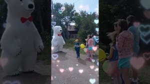 Поздравление от белого мишки в Оренбурге