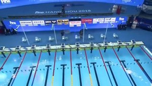 Мужчины - 50 м На спине. Полуфиналы. Чемпионат мира по плаванию на короткой воде. Гуанчжоу 2018