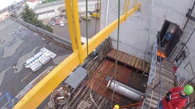 Инсталляция гибкой анкерной линии Венто. смотреть онлайн