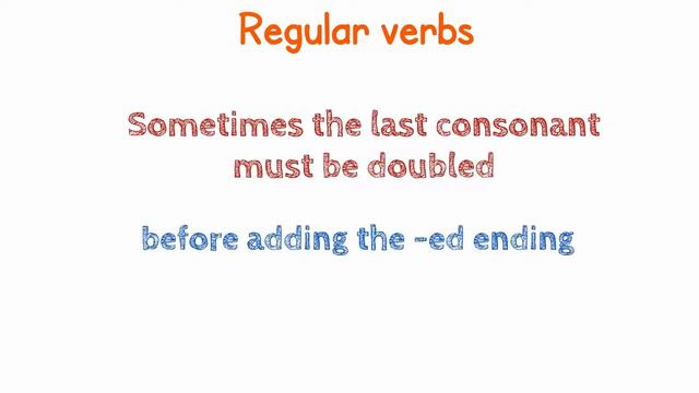 regular verbs in past смотреть онлайн