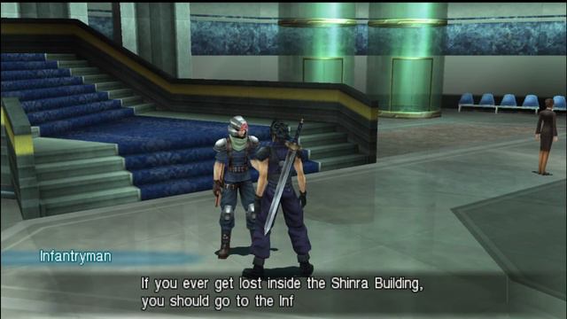 Let's Play Final Fantasy 7 Crisis Core Phase 6: Exploring the Shinra Building смотреть онлайн