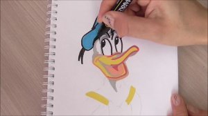 How To Draw Donald Duck / Disney