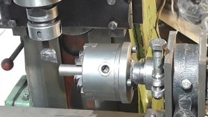 Нгф 110 первая фрезеровка на самодельной делительной головки.