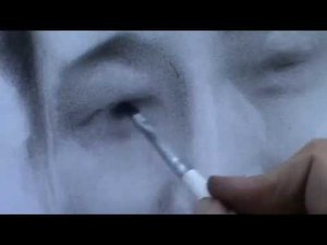 Как нарисовать портрет с натуры Техника рисования Сухая кисть Нарисовать портрет техника сухая кисть