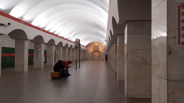 Ride in St.Petersburg - Lesnaya metro station метро Лесная Санкт-Петербург