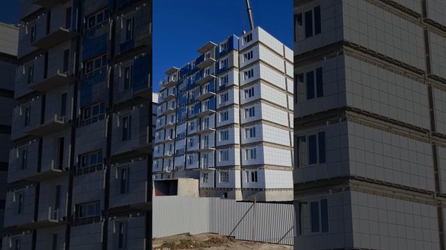 Мариуполь. Новый дом вырос на глазах. Микрорайон Восточный