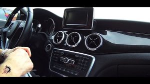 Как снять магнитолу | Как снять дефлектор печки в Mercedes CLA #OffGear