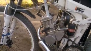 велик с мотором ф80 120 км в час