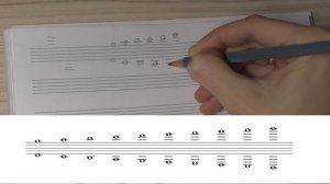 13. ДОБАВОЧНЫЕ (ДОПОЛНИТЕЛЬНЫЕ) ЛИНЕЙКИ. ЗНАК ПЕРЕНОСА. Уроки сольфеджио 0-1 класс