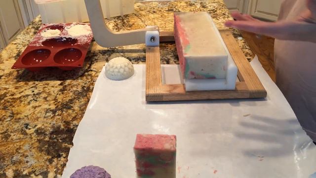 Cutting Rose Geranium Essential Oil Cold Process Soap смотреть онлайн