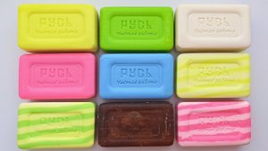 Очень яркое мыло и его Асмр резка. Cutting dry soap. ASMR
