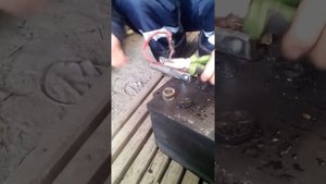 Напайка клеммы аккумулятора