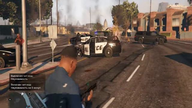 GTA 5 Побег от 5 звёзд !!!!!