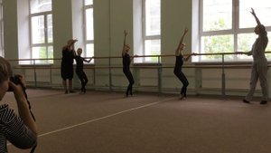 Открытый урок хореографии в художественной гимнастике часть 1