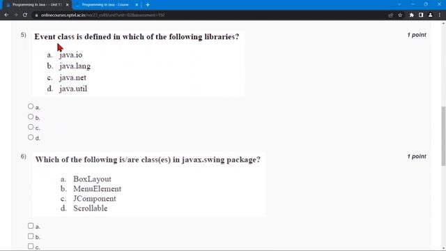NPTEL Programming In Java WEEK 9 Quiz Assignment Solutions? | Swayam 2023 | IIT Kharagpur #nptel смотреть онлайн