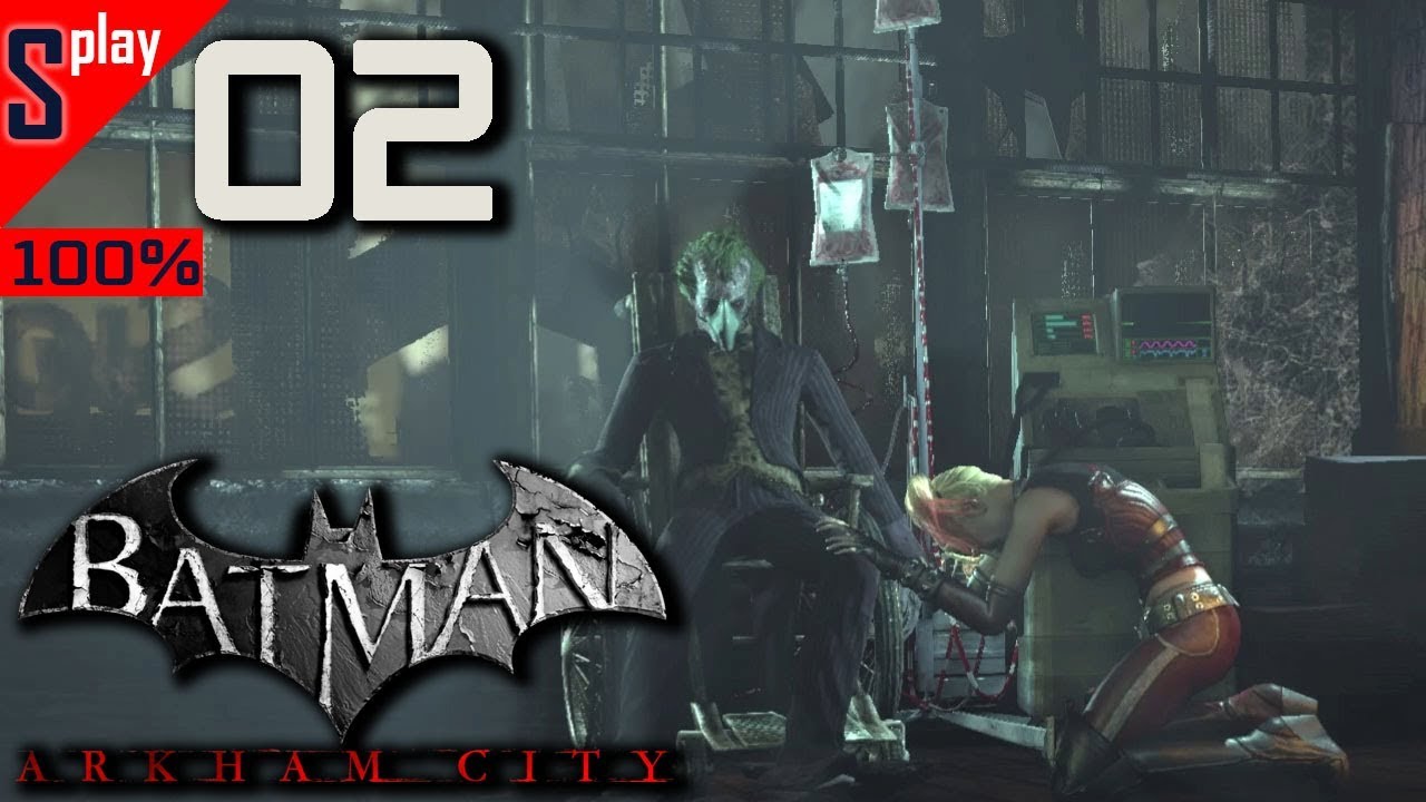 Batman Arkham City на 100% (сложно) - [02] - Болезнь Джокера (s-play, splay)