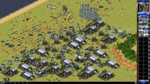 Red Alert 2 | Extra hard AI | 7 vs 1 | hidden agenda Map | France | cannon