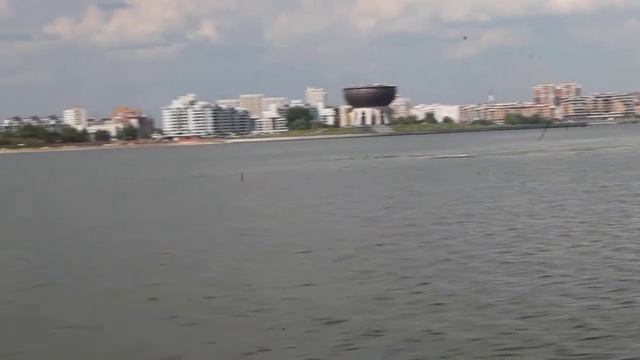 Красивая Казань, вид из катера ГИМС смотреть онлайн