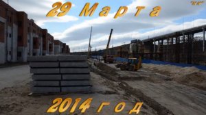 Новый Борский Мост(Стройка от 29 Марта 2014 г.) Видео 8