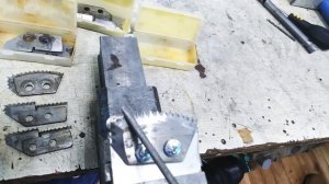 Заточка ножей ледобура.