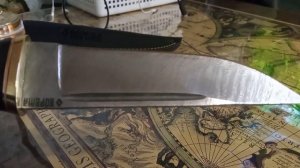 Нож борема из дамаска и тест на 🍅