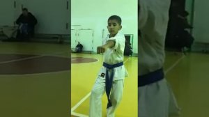 ката на синий пояс с желтой полоской