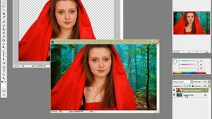 Замена заднего фона в Adobe Photoshop CS3