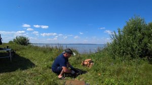 РЫБАЛКА НА СПИННИНГ. РЕКА БЕЛАЯ-КАМА. СЛИЯНИЕ ДВУХ РЕК.часть 2.